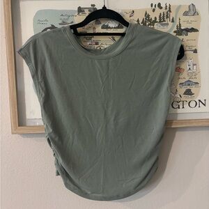 Zella Olive Green Muscle Tee